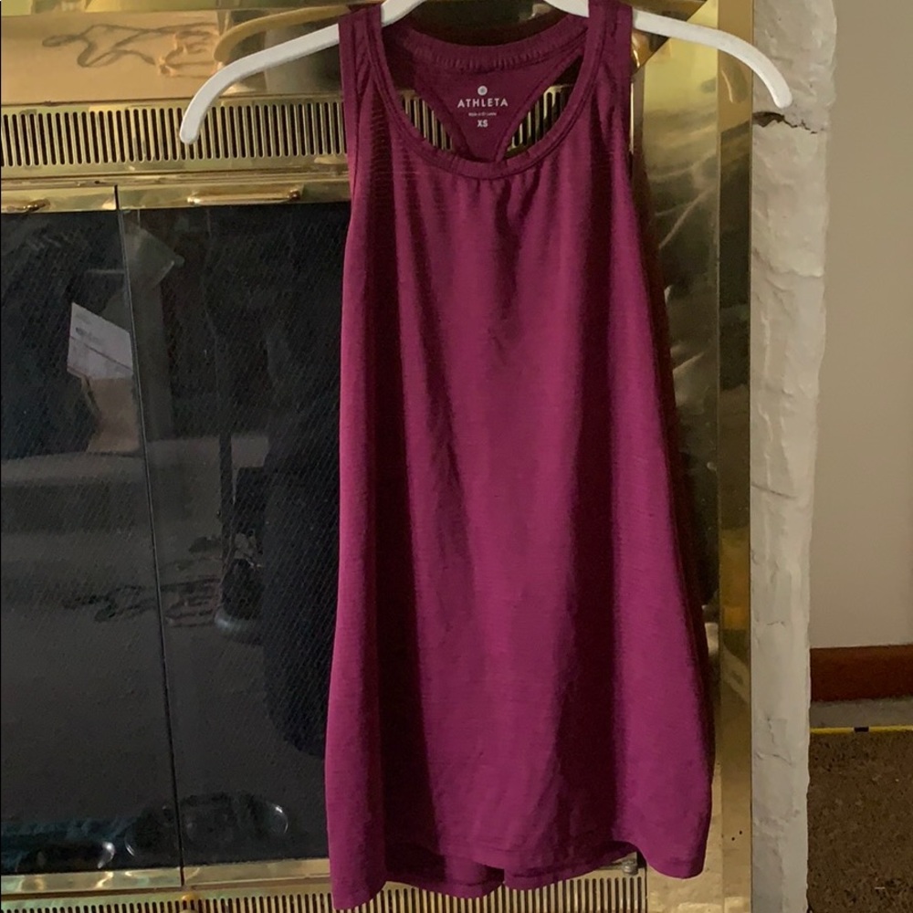 Athleta  Burgundy Tank Top XS